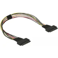 DeLOCK 84824 - U.2 SFF-8639 - U.2 SFF-8639 - Weiblich/Weiblich - Schwarz