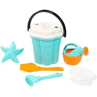 Cavallino Toys Safari XL Classic Bucket mit 4 Werkzeugen und 2 Formen