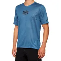 100% Airmatic Mesh Kurzarm Enduro Trikot Blau M Mann Blau M