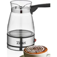 Zilan ZLN8122, 0,5 l, 800 W, Schwarz, Edelstahl, Transparent, Glas, Edelstahl, Drahtlos