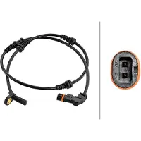 Hella ABS Sensor Raddrehzahl Vorne passend für MERCEDES-BENZ M-Klasse (W164) 6PU 230 048-231
