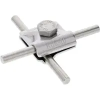 Dehn MV Klemme StSt V4A für Rd 8-10mm mit Sechskantschraube - 390079