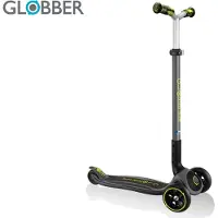 Globber - Scooter Master Prime Schwarz Schwarz/Neon Grün