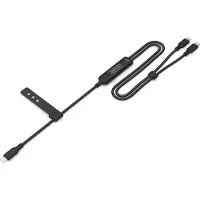 Digitus USB-C 2in1 Ladekabel, 140W, 1,8m, 1,8 m, USB C, 2 x USB C, USB 2.0, 0,48 Gbit/s, Schwarz