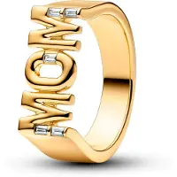 Pandora 164460C01 Damenring Goldfarben Siegelring Mom