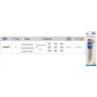 King Tony Hole Torx Set T10 - T50 9 Elem. 1147 Im Kunststoffhalter