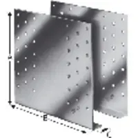 Simpson Gerberverbinder Links/Rechts, Stahl verzinkt, GERW 300-VE1