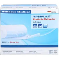 Holthaus Medical YPSIFLEX elastische Mullbinden 20-fädig, lose (20 Stck.) - 4 m x 8 cm 20 St