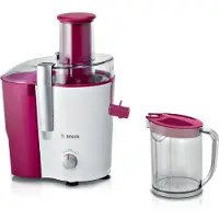 Bosch MES25C0 Saftpresse Zentrifugal-Entsafter 700 W Kirsche Transparent Weiß