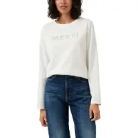 s.Oliver T-shirts Offwhite Größe: 44 | Longsleeves Outlet | Damen | Weiß