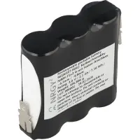 AccuCell Notleuchtenakku NiMH 3,6V 2100mAh F1x3 A mit Faston-Anschluss