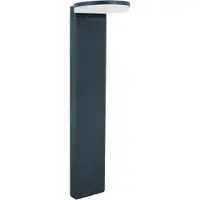 Nova Luce POSEN LED Wegeleuchte Anthrazit 10W IP54 Warmweiss 18x19x65cm 9131202