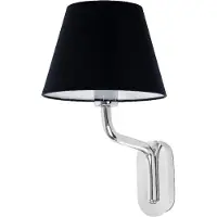LOREFAR ETERNA Wandleuchte innen chrom/schwarz 24005-12