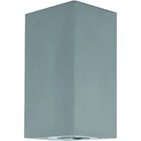 Lyora FUENTO Wandleuchte GU10 Grau 2x7W IP65 8,6x10x18cm dimmbar 9790552