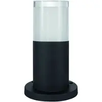 Nova Luce NOTEN LED Sockelleuchte Schwarz 10W IP65 Warmweiss 9x13,5x20cm 9905023