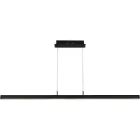 Searchlight Hängeleuchte Pendelleuchte Esszimmerlampe LED schwarz matt Höhenverstellbar weiß
