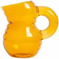 Home Studyo Karaffe Emily Amber Glass