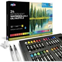 Zieler 24 water-soluble oil pastels