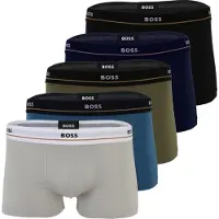 BOSS Essential Trunk Boxershorts Herren (5-Pack) M