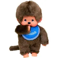 Monchhichi - Junge mit blauem Lätzchen 20 cm