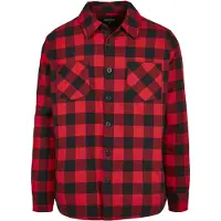 Urban Classics Langarmhemd "Herren Padded Check Flannel Shirt" 1 Stk.