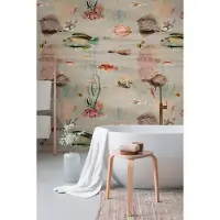 Living Walls Fototapete "THE WALL III Tapete mit Fischen Motivtapete Tiere Meer" matt glatt Vliestapete Unterwasserwelt für Schlafzimmer Küche Wohnzimmer Fische