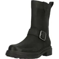 Clarks Stiefel Orinoco3 Bay mit stilvollen Schnallen 1216 Black Leather 36