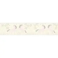 Living Walls Bordüre "Boys & Girls" Motiv Strukturmuster gemustert leicht strukturiert Moderne Kinder Tapete Borte Wohnzimmer Schlafzimmer Küche Design Optik