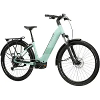 KROSS "Influx Hybrid SUV 3.0 21,3Ah / Bosch 800 Wh 27,5" Grün 10 Gänge 2026" 10 Gang Shimano CUES U6000 Schaltwerk Kettenschaltung Mittelmotor 250 W BOSCH PERFORMANCE LINE PX 36 V/250 W, Mittelmotor
