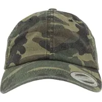 Brandit Low Profile Camo Washed Kappe