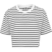 Urban Classics Kurzarmshirt "Damen Ladies Short Striped Oversized Tee" 1 Stk.
