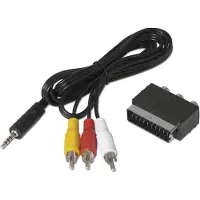 Technisat A/V-Kabel | Klinke auf Cinch mit SCART-Adapter für Receiver