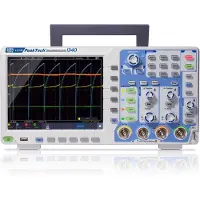 Peaktech P 1340 – 4-Kanal Digital-Speicheroszilloskop 60 MHz | 1 GS/s, 8-Bit, TFT-Farbdisplay | USB & LAN | FFT, XY-Modus & Frequenzzähler