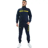 Givova XL BLU/GIALLO|One Full Zip Trainingsanzug TT012-0407