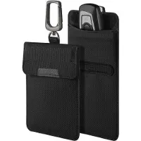 Spigen Faraday Cage Tasche Schlüsselloser RFID-Signalblocker - Schwarz