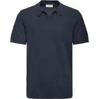 Blend Kurzarm Poloshirt V-Ausschnitt Haifischkragen Basic Größe: