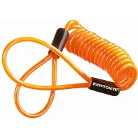 Kryptonite Disc Lock Reminder Orange Stahlkabel