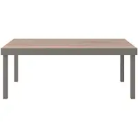 Ambia Garden Gartentisch mit Auszug, Braun, Metall, Kunststoff, rechteckig, eckig, 200x320x75 cm, ausziehbar, Gartenmöbel, Gartentische, Gartentische ausziehbar