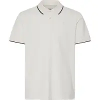 Blend Kurzarm Poloshirt Knopfverschluss Rundhals Sticklogo Größe: M