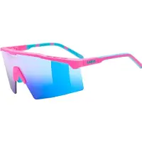 Uvex Flowline Sonnenbrille Rosa Supravision Mirror Blue/CAT3 Rosa Supravision Mirror Blue/CAT3