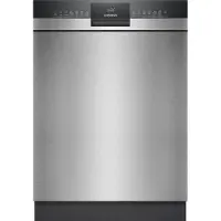 Siemens iQ300 SN43HS16AE, Unterbau, Standardgröße (60 cm), Gebürsteter Stahl, Schwarz, 1,75 m, 1,65 m