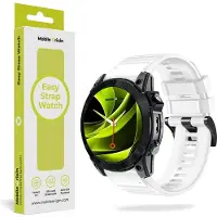Mobile Origin Easy Strap Silicone Watch 20mm White