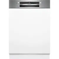 Bosch Serie 4 SMI4HTS14E, Halb integriert, Standardgröße (60 cm), Gebürsteter Stahl, Tasten, 1,75 m, 1,65 m