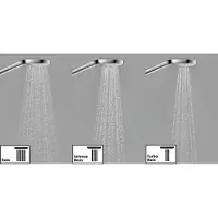 Hansgrohe Croma Select S, Handduschbrause mit Kopf, Chrom, Weiß, Wand