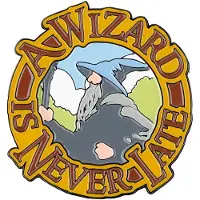 Weta Workshop Herr der Ringe Magnet A Wizard Is Never Late (Enamel) 7 cm