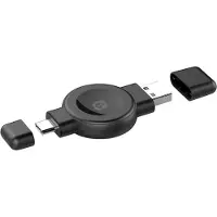 Choetech In-line T606-F wireless charger for smartwatch (black)