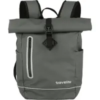 Travelite Freizeitrucksack Rucksack Basics Roll-Up Backpack Plane 19L Anthrazit grau