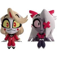 Youtooz Hazbin Hotel Charlie &amp; Vaggie Monitor Buddiez Vinylfiguren