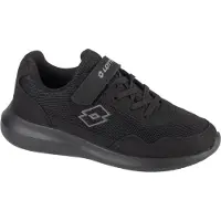 Lotto Lifes Kinder-Sneaker-Slipper-Klettschuh CONNECT OC K Unisex Kids Schwarz-Grau, Farbe:schwarz, EU Größe:29