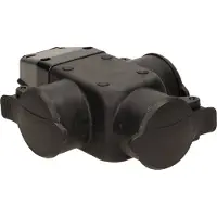 ORNO OR-AE-1346(GS) Hermetischer Verteiler mit 3-Steckdosen Schlagfest IP44 Stecker Schuko Version